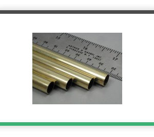 3.5mm Brass K and S Tubing 300mm THIN WALL 0.225mm 
