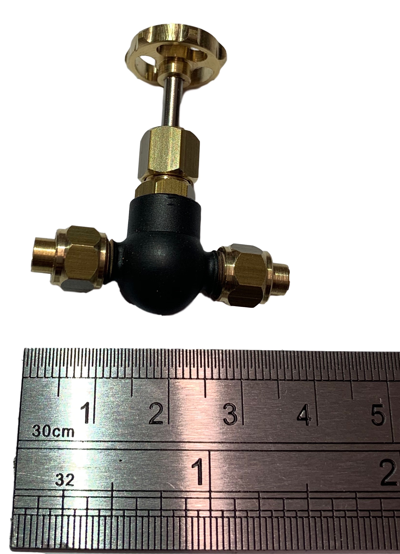 5/32 pipe 1/4 x 40 inline globe valve for live steam 