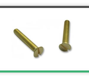 M3 x 12 brass countersunk pack of 20