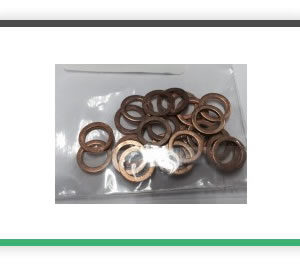 BSP Flat Copper Washer Pack of 10 